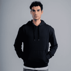 Black Men’s Hoodie - MSW-63W - nagahomme