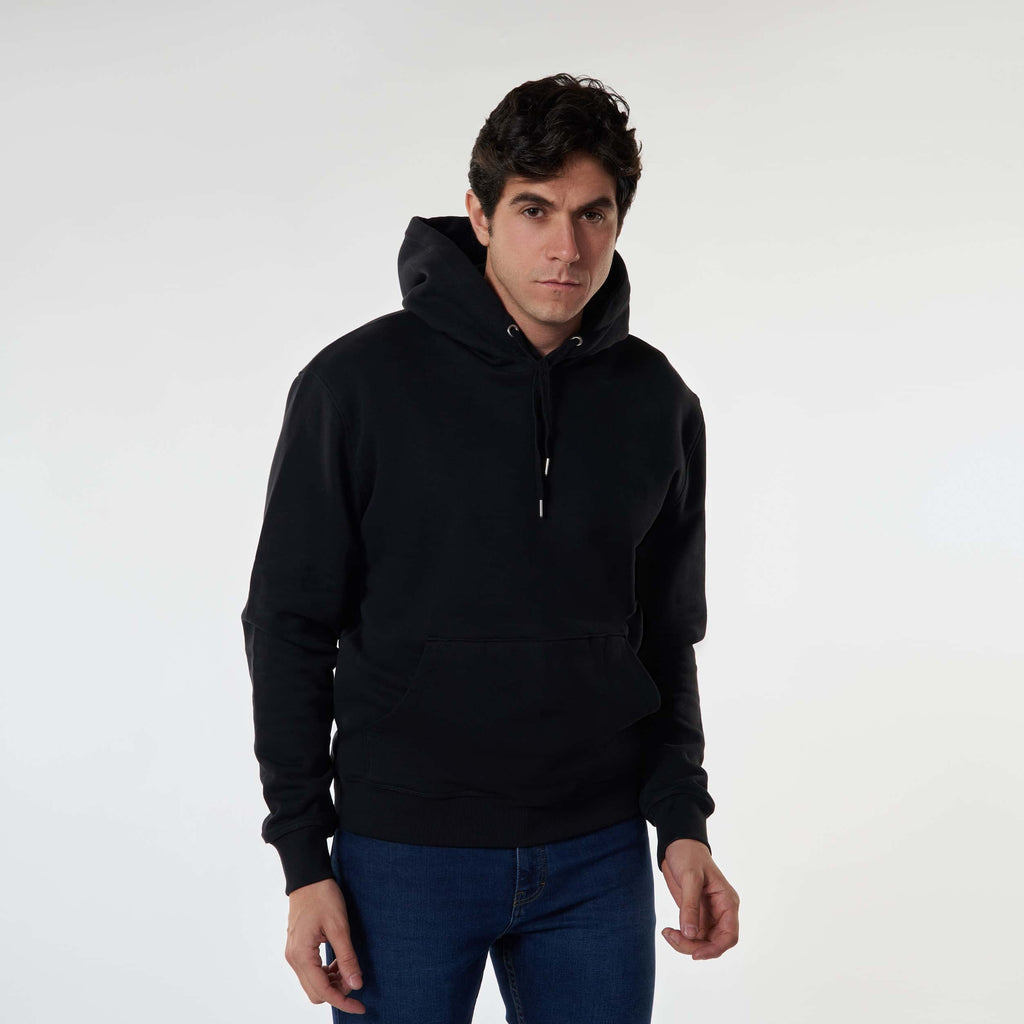 Black Men’s Hoodie - MSW-63W - nagahomme