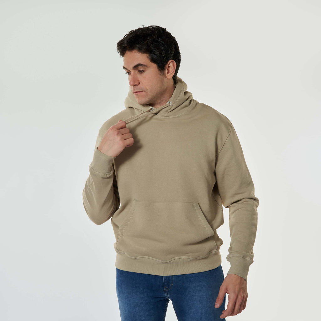 Beige Men’s Hoodie - MSW-63W - nagahomme