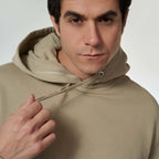 Beige Men’s Hoodie - MSW-63W - nagahomme
