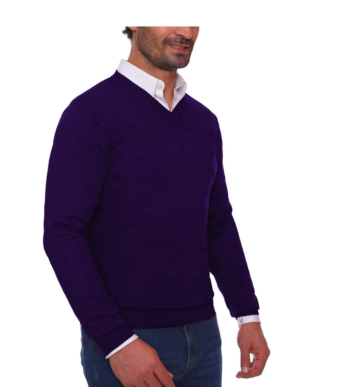 Dark Mouve Basic Pullover(mplbsc-06) - nagahomme
