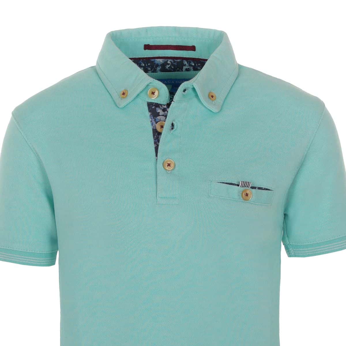 Boys Polo Shirt With Contrast Fabric(44) - nagahomme