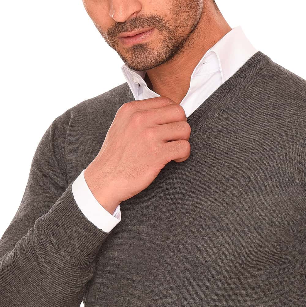 Grey pullover basic (05) - nagahomme