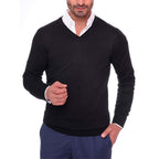 Black V-Neck Pullover(05) - nagahomme