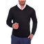 Black V-Neck Pullover(05) - nagahomme