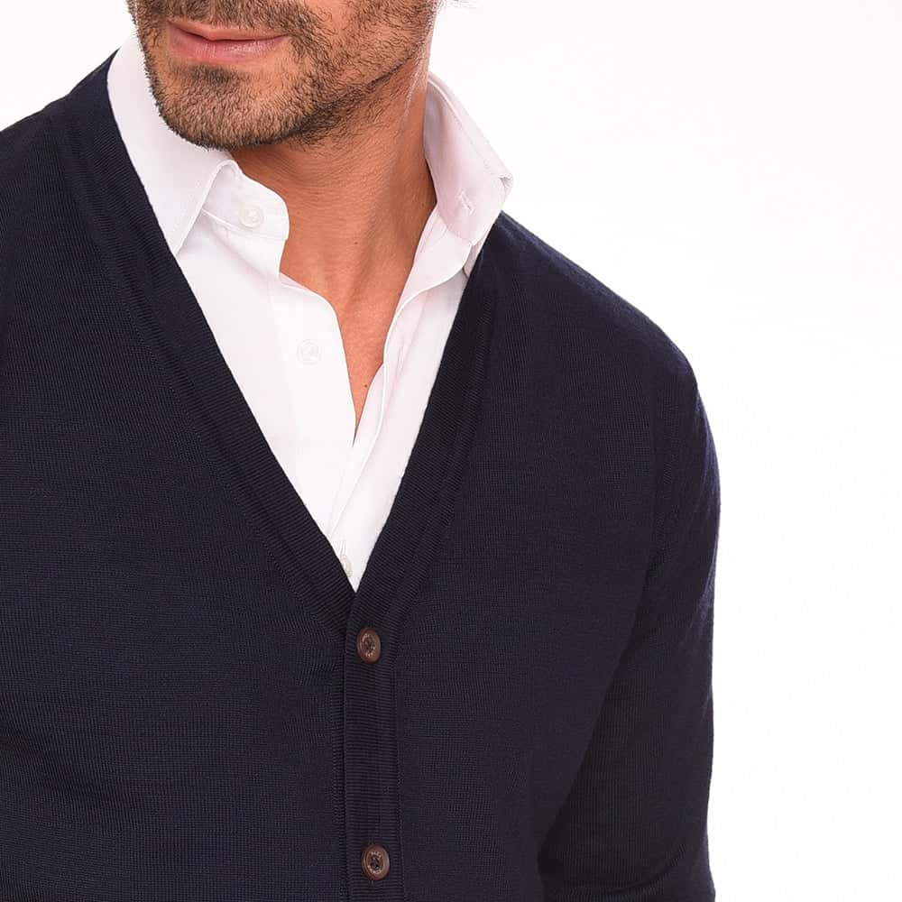 Navy CARDIGAN (01) - nagahomme