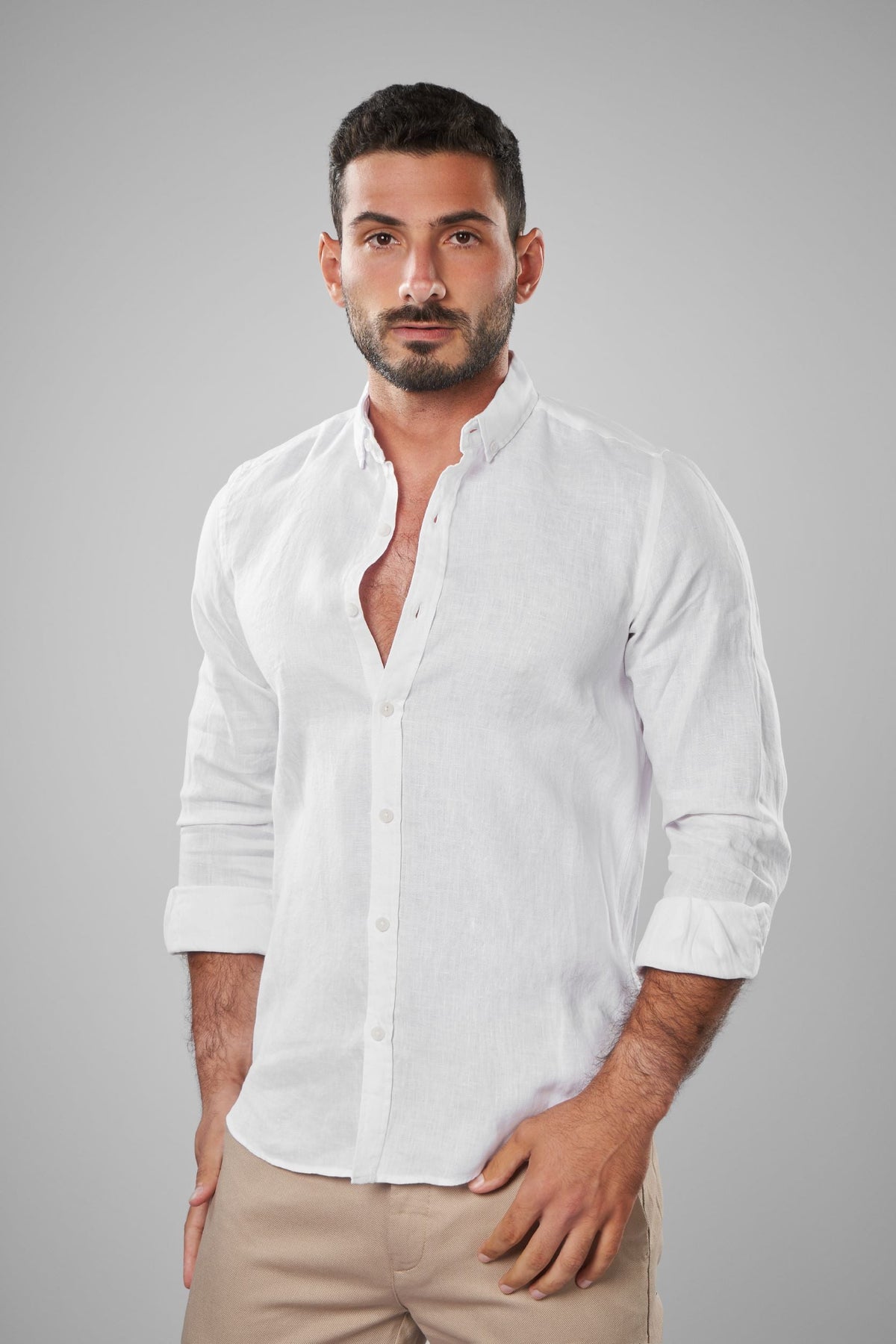 White Linen Shirt(996)