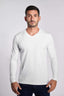 White Long Sleeves Basic T-shirt(48) - nagahomme