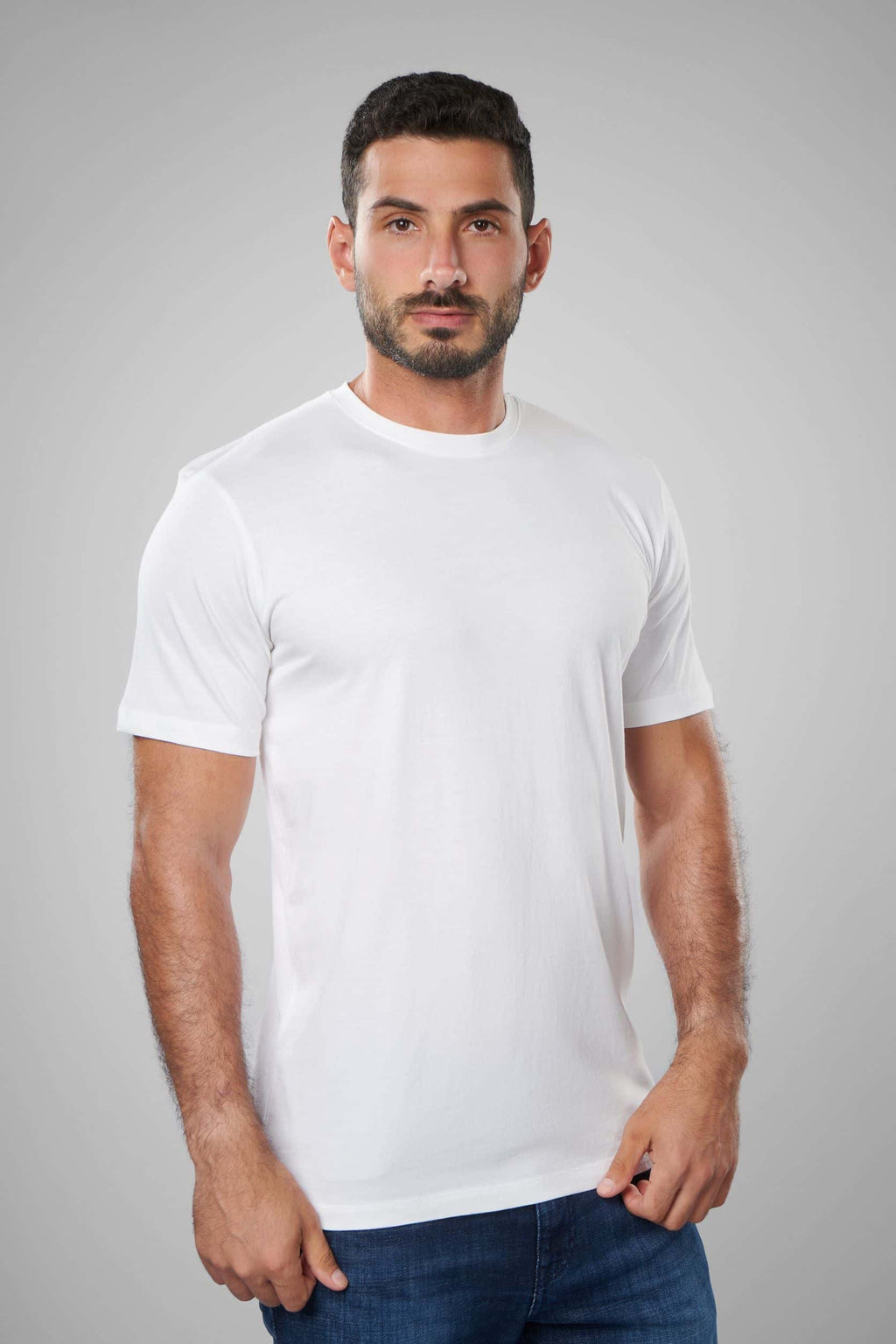 Plain Short Sleeves Round Neck(03) - nagahomme