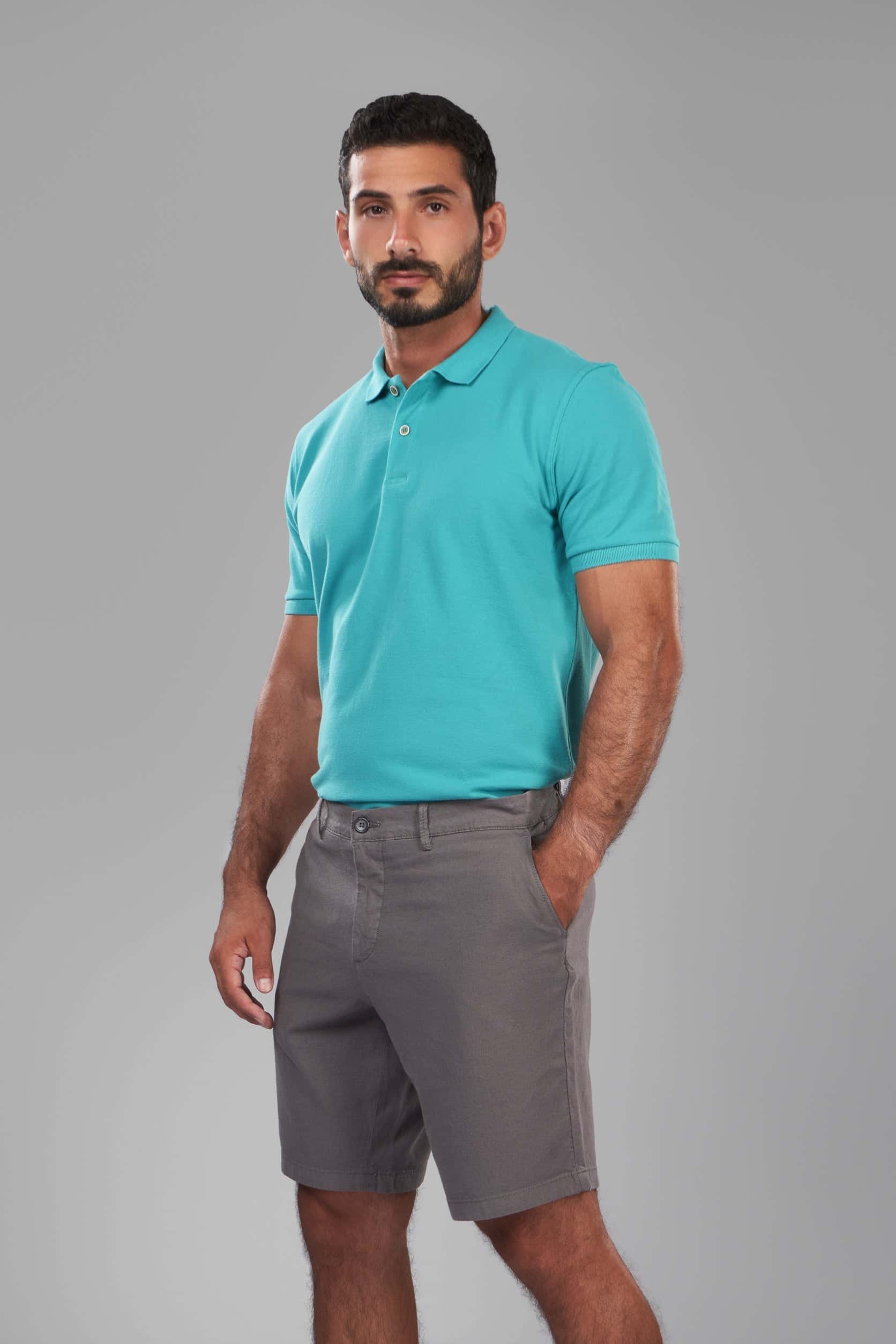 Grey Linen Shorts(32) - nagahomme Main image