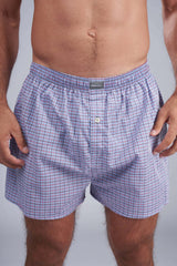 Indigo Checks Boxer - nagahomme
