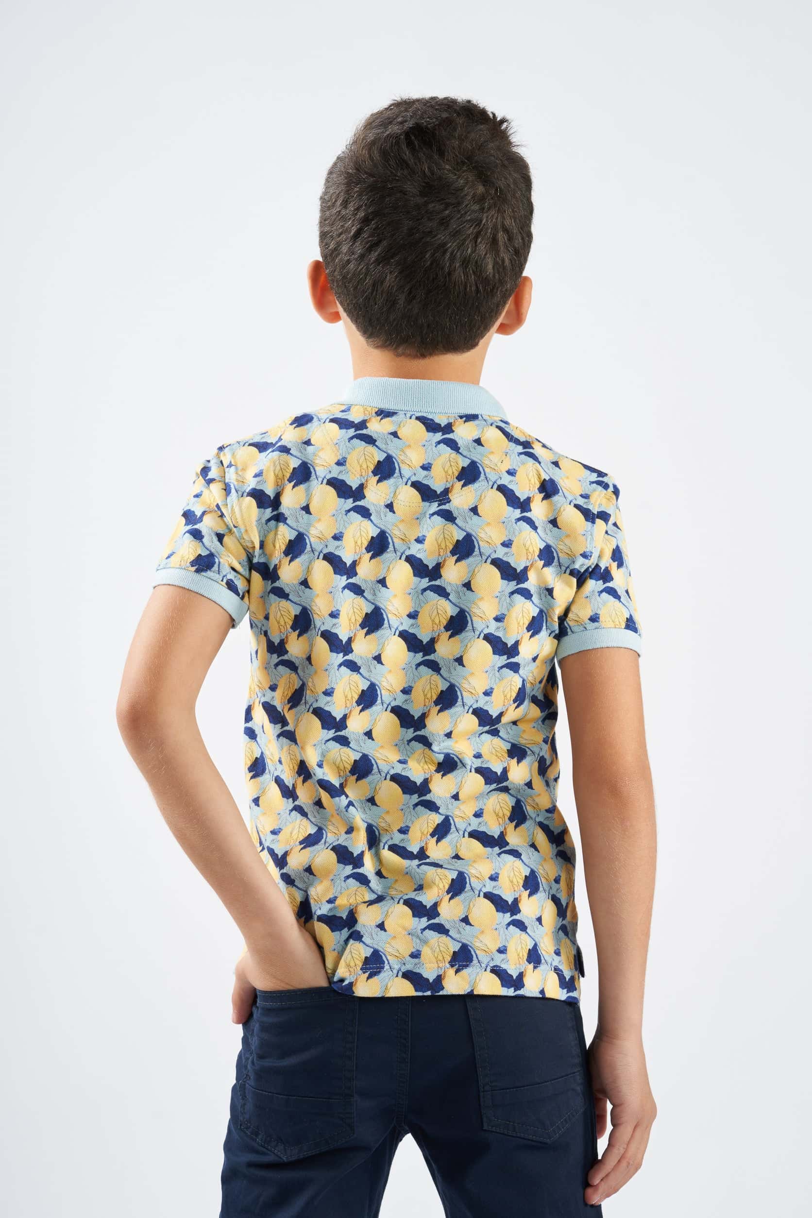 Boys Lemon-printed Polo Shirt(64) Secondary image
