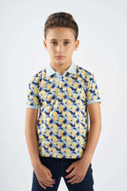 Boys Lemon-printed Polo Shirt(64) - nagahomme