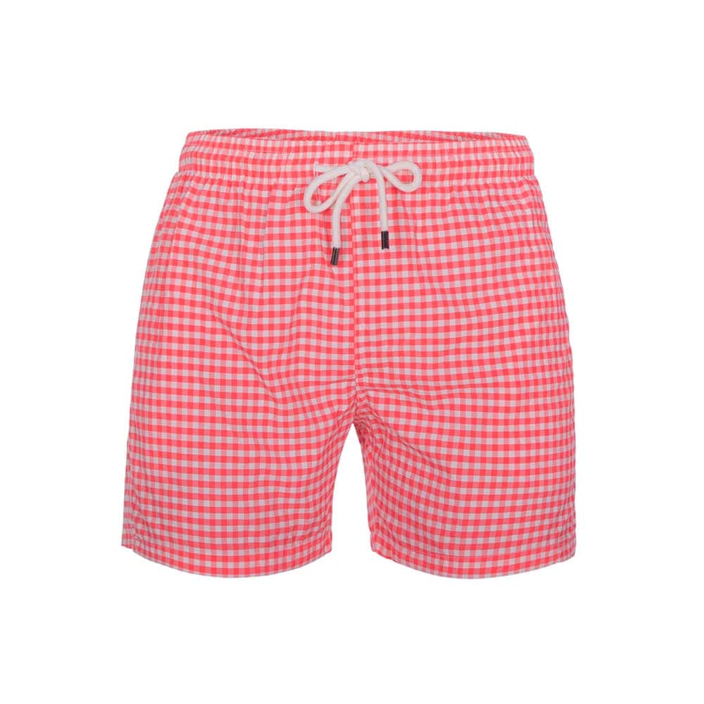 Checks Swimwear Shorts Melon(01) - nagahomme