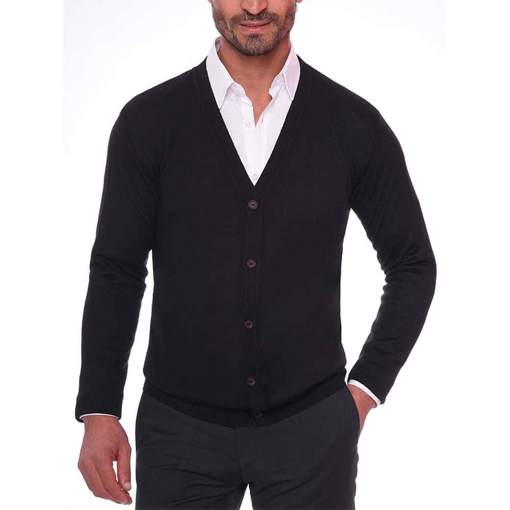 Black CARDIGAN (01) - nagahomme Main image