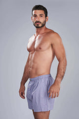 Indigo Checks Boxer - nagahomme