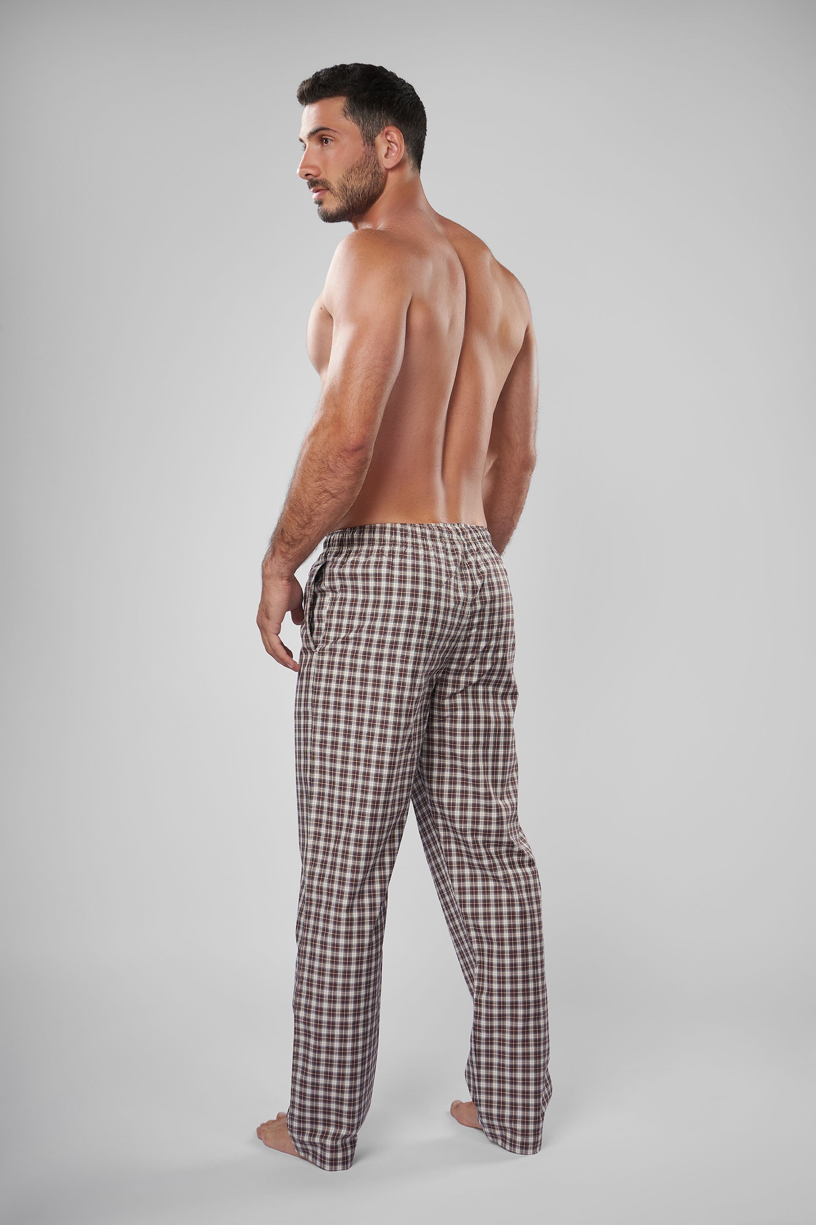 Brown Pajama Pants(38)