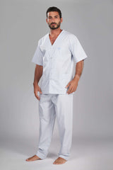 White * Light Blue Pajamas (2 Pieces)62