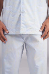 White * Light Blue Pajamas (2 Pieces)62