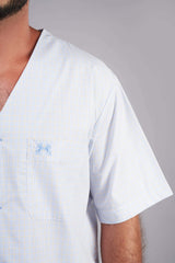 White * Light Blue Pajamas (2 Pieces)62