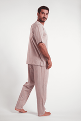 Red * Navy 2peices Pajamas (63)