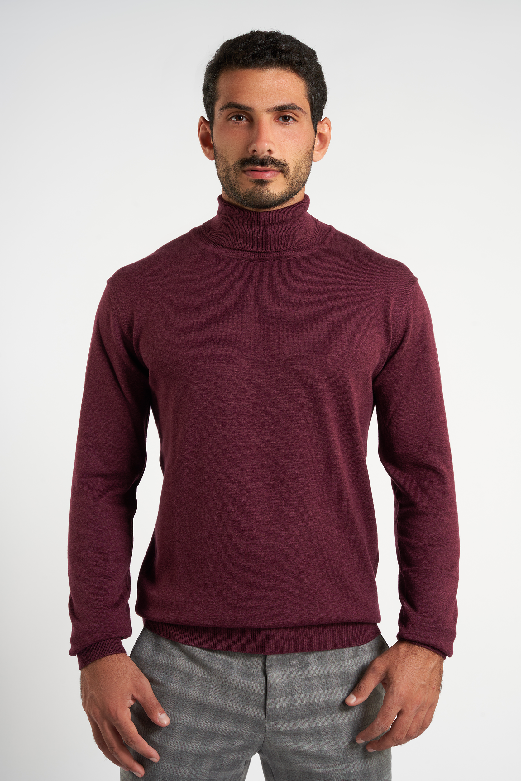 Maroon Rounded-Neck Pullover(10)