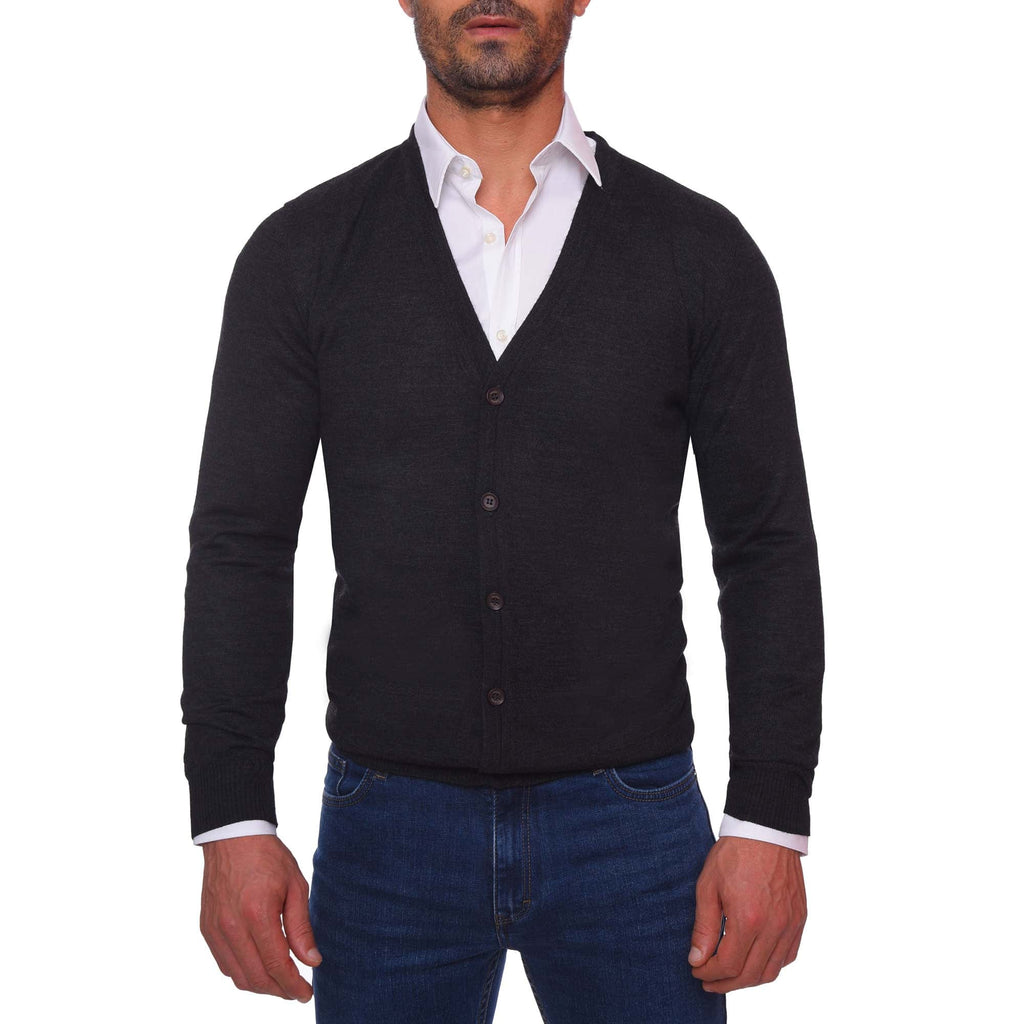 Charchoal Chanee CARDIGAN (01) - nagahomme