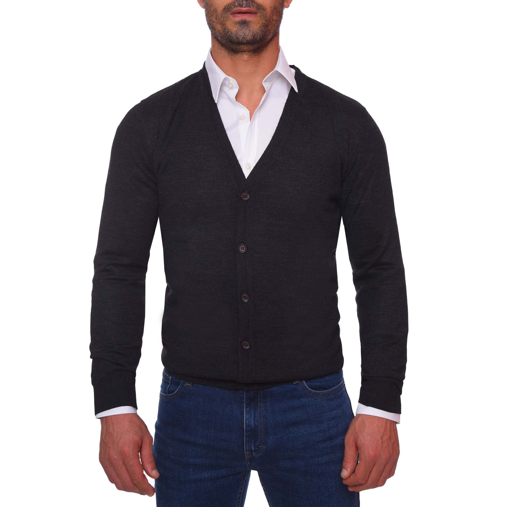 Charchoal Chanee CARDIGAN (01) - nagahomme