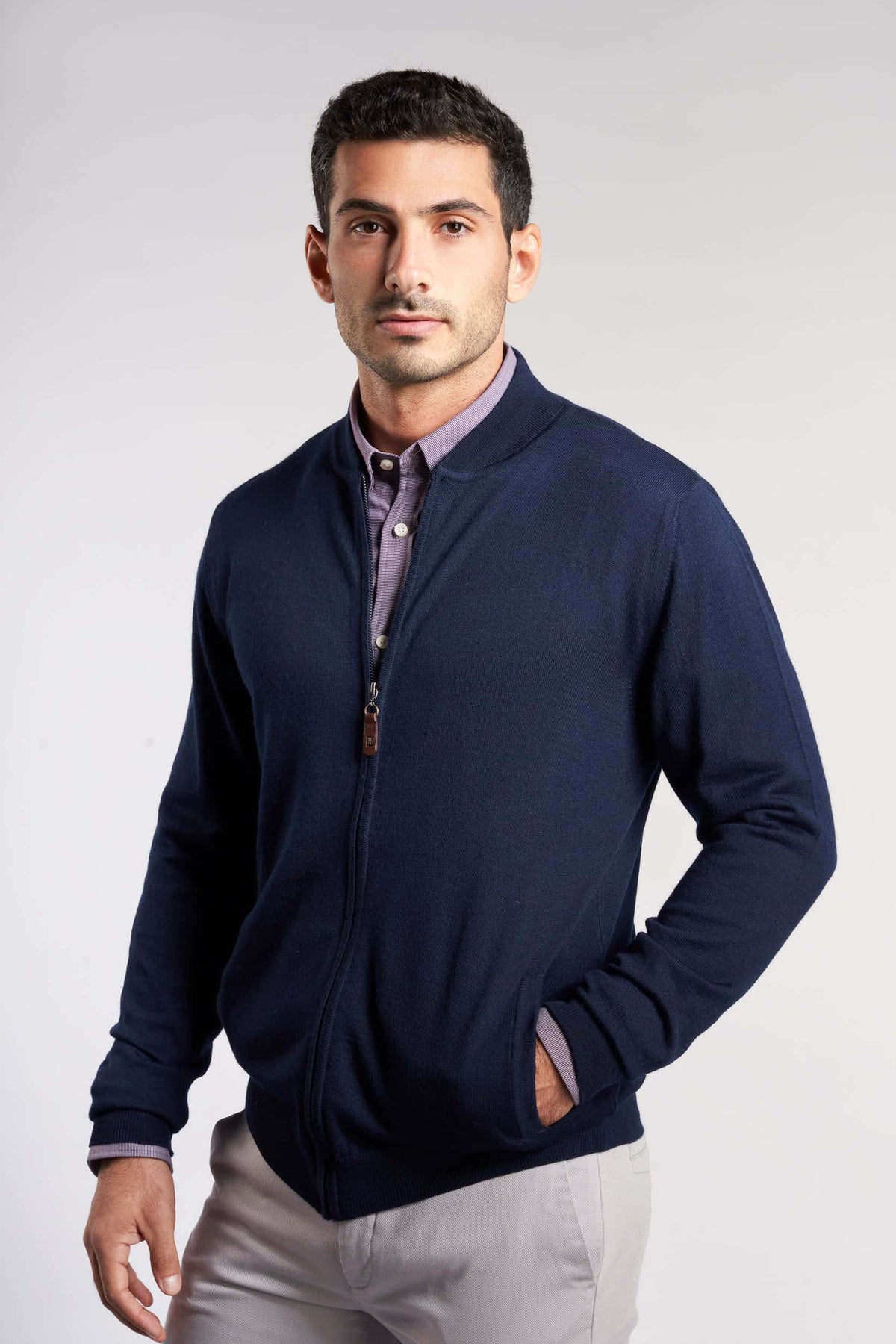Navy Blue Pullover(21) - Naga Homme Main image
