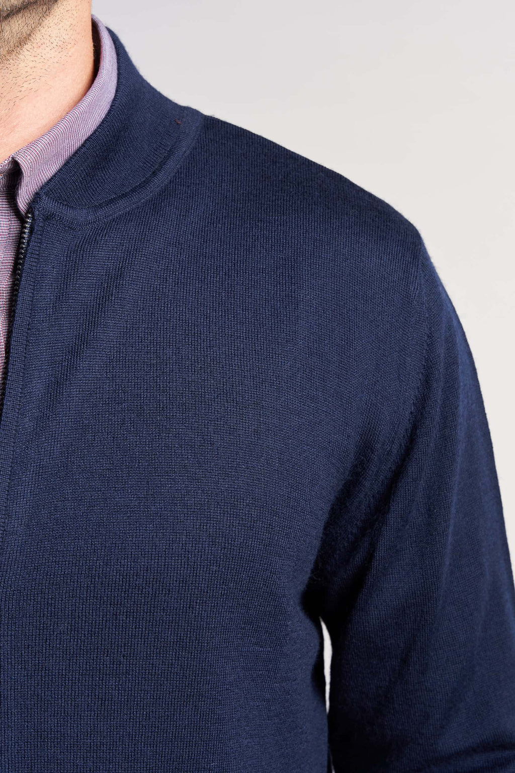 Navy Blue Pullover(21) - Naga Homme