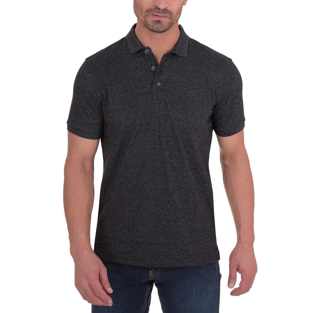 Charcoal chanee Jaspe Short Sleeves(41) - nagahomme