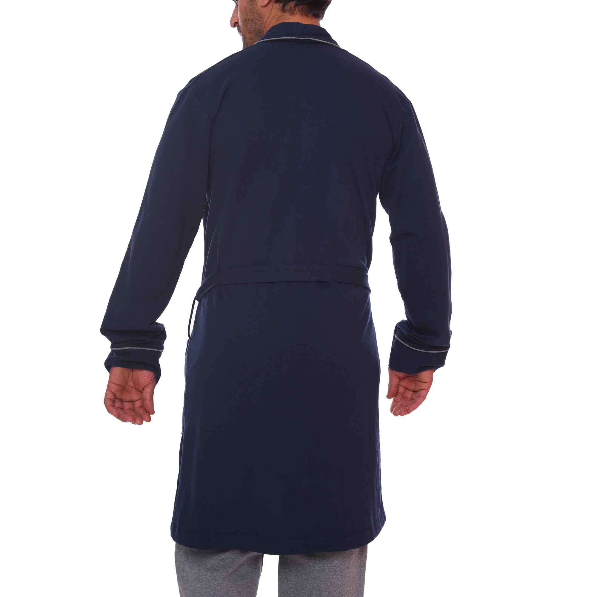 Navy Blue Pajama Robe(10)