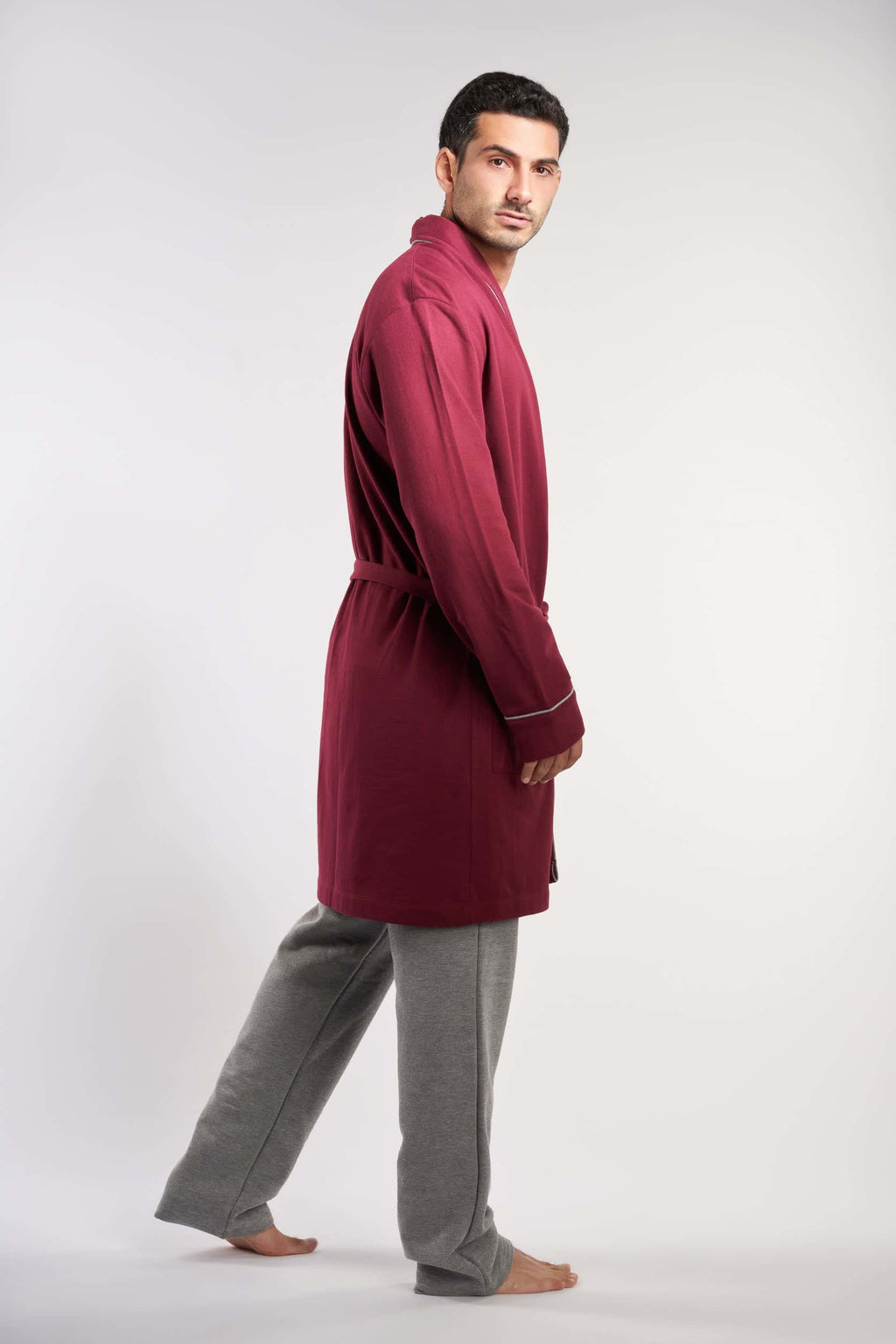 Maroon Pajamas Robe(10) - nagahomme