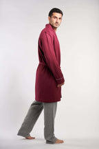 Maroon Pajamas Robe(10) - nagahomme