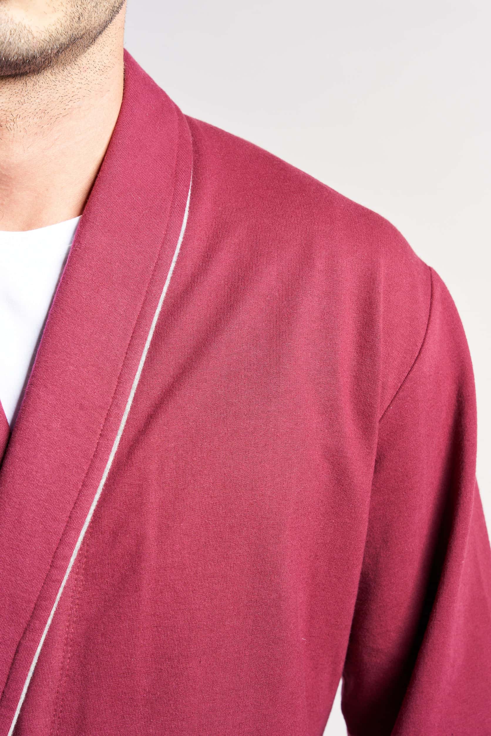 Maroon Pajamas Robe(10) Secondary image