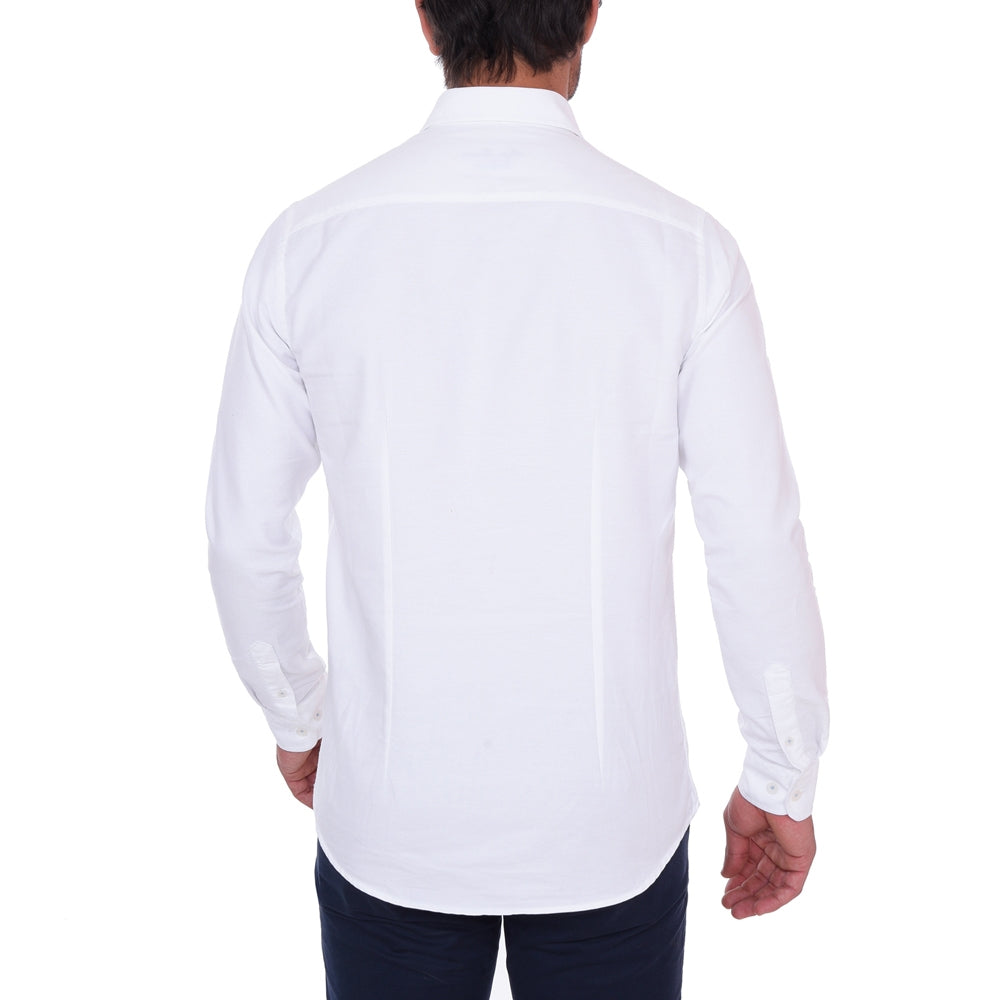 قميص اوكسفورد أبيض
