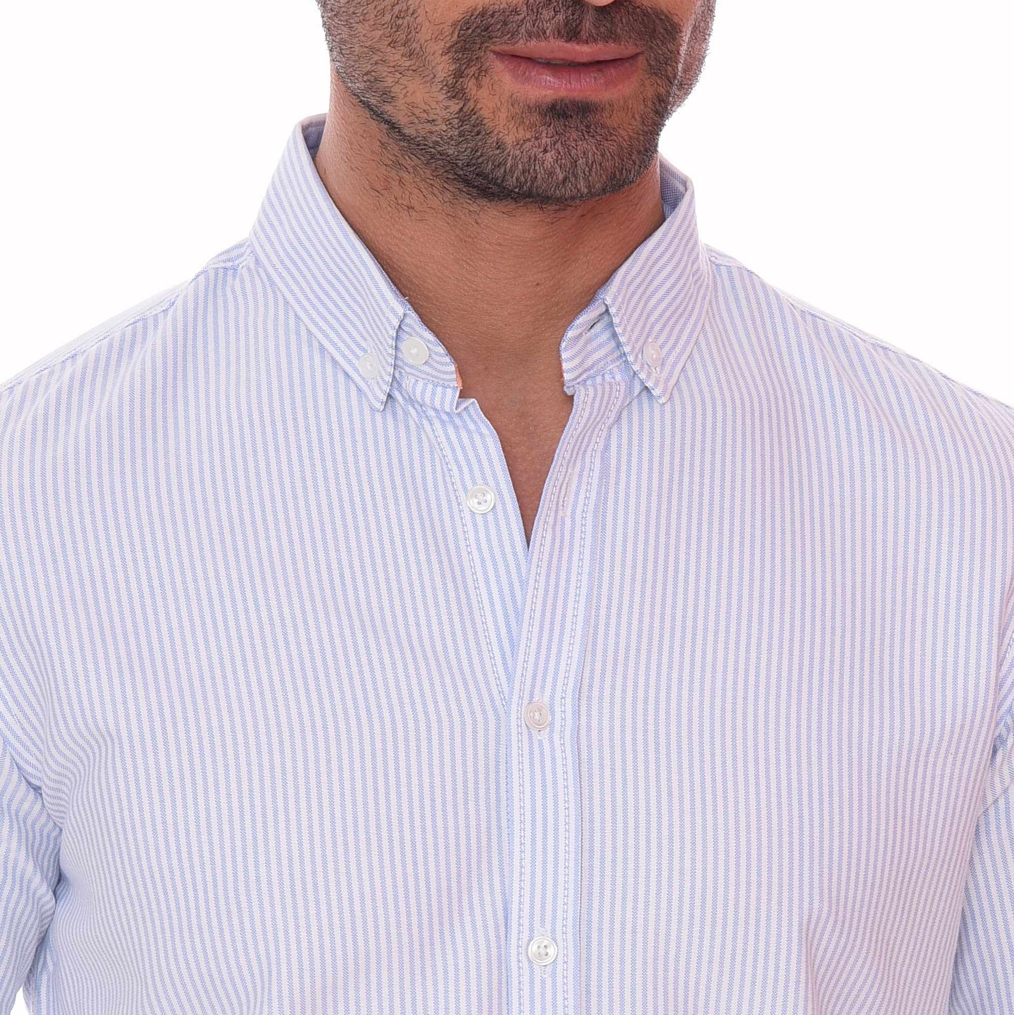 Stripe Long Sleeve Shirt(571)