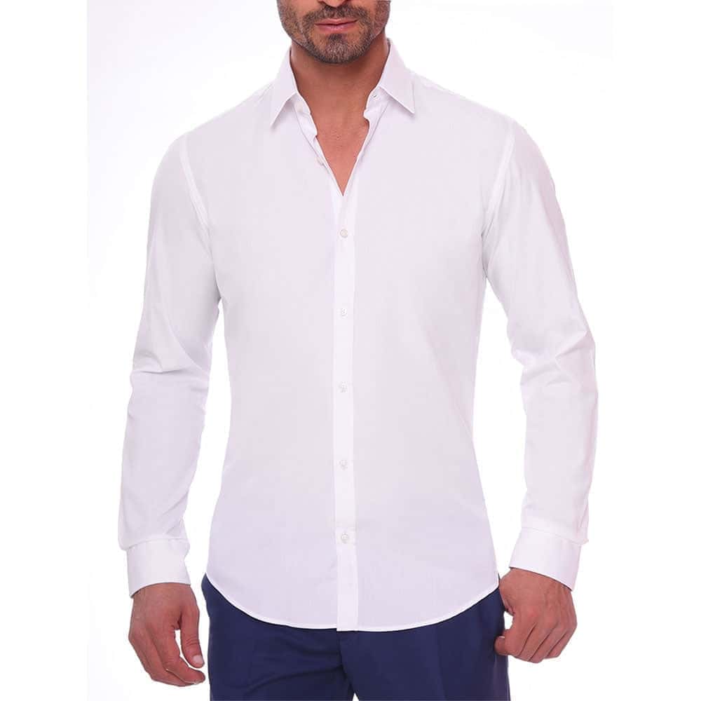 White Classic Cotton shirt(152) - nagahomme