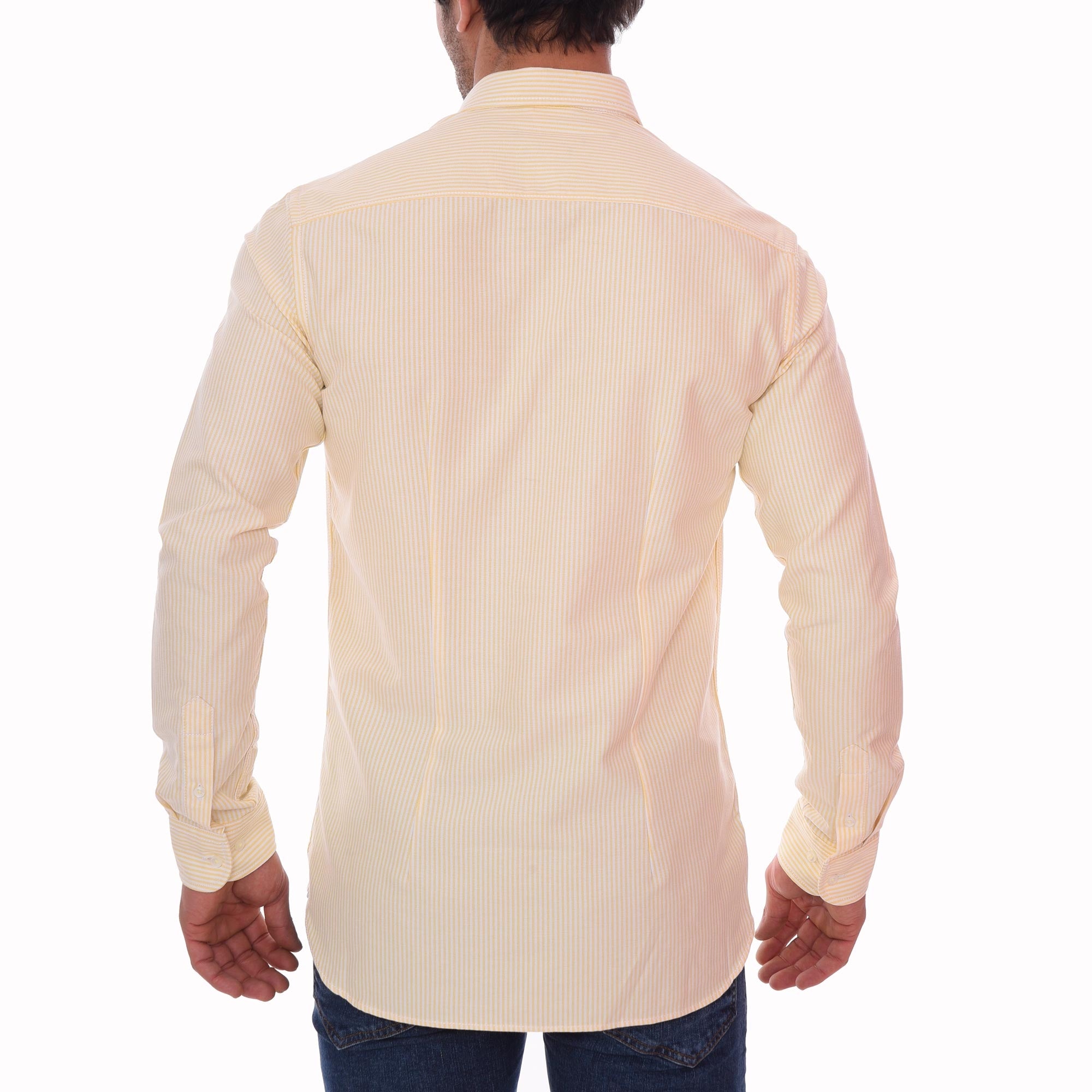 Stripe Long Sleeve Shirt(msh571)