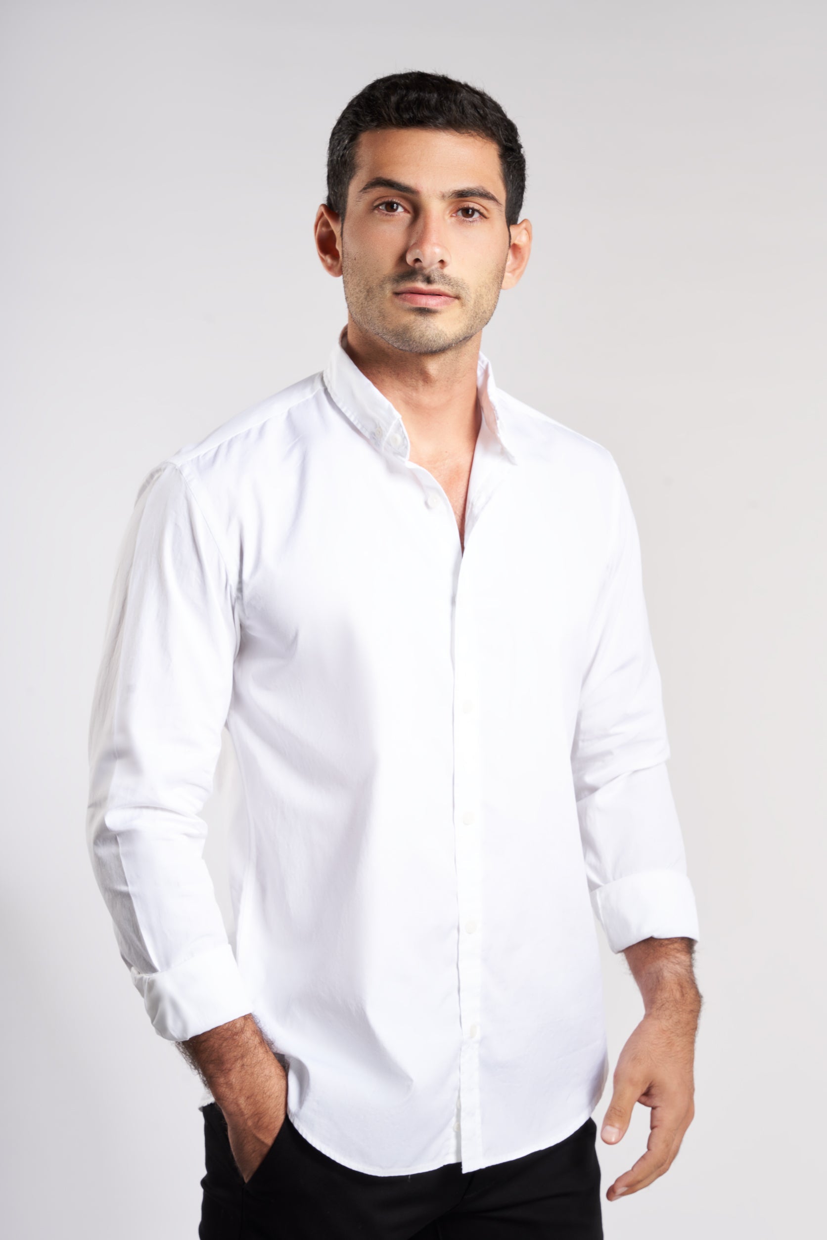 White Casual Shirt(743)