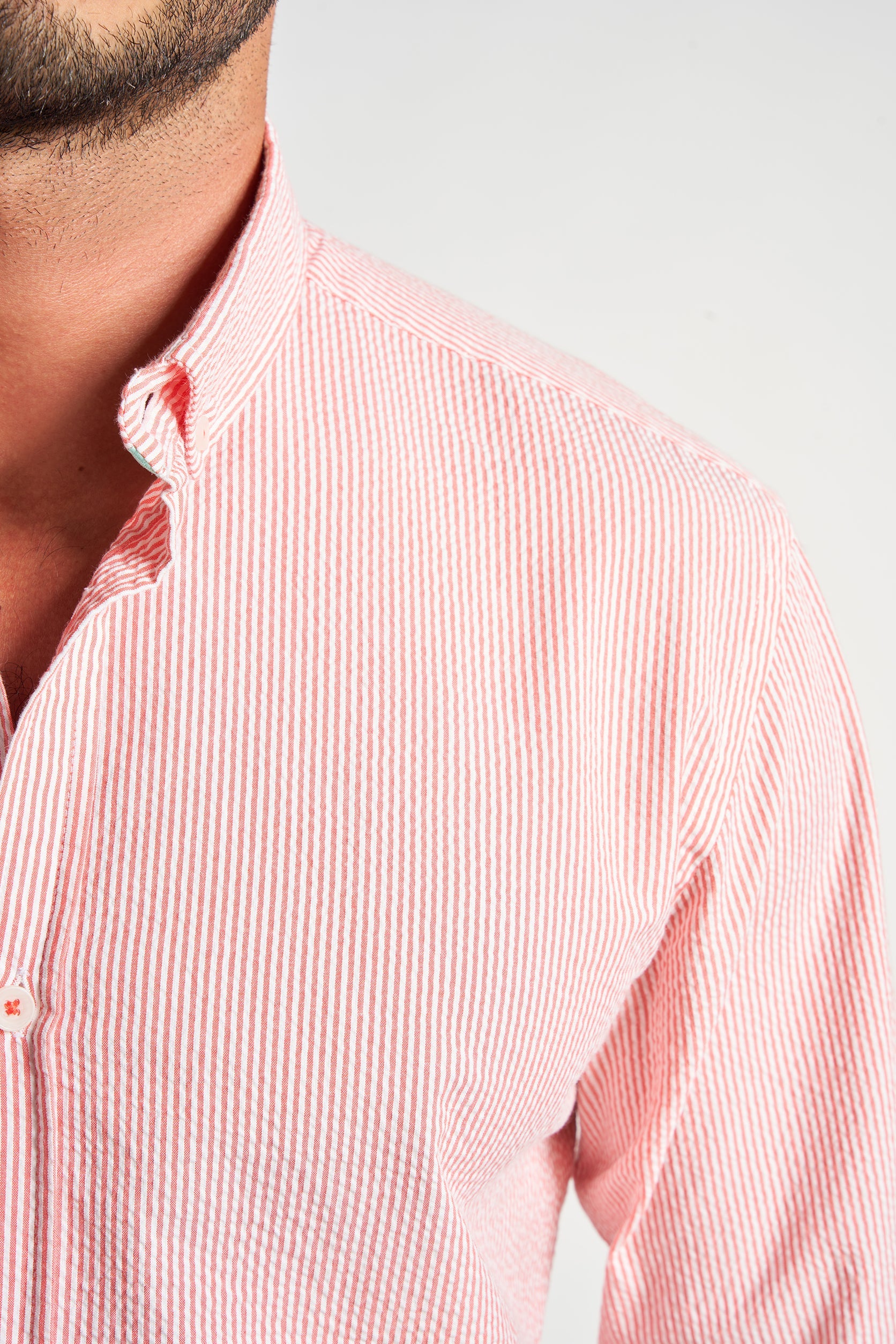 Striped Rose Long Sleeve Shirt(642-643)