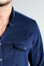 Navy Cotton Casual Shirt(661) - Naga Homme