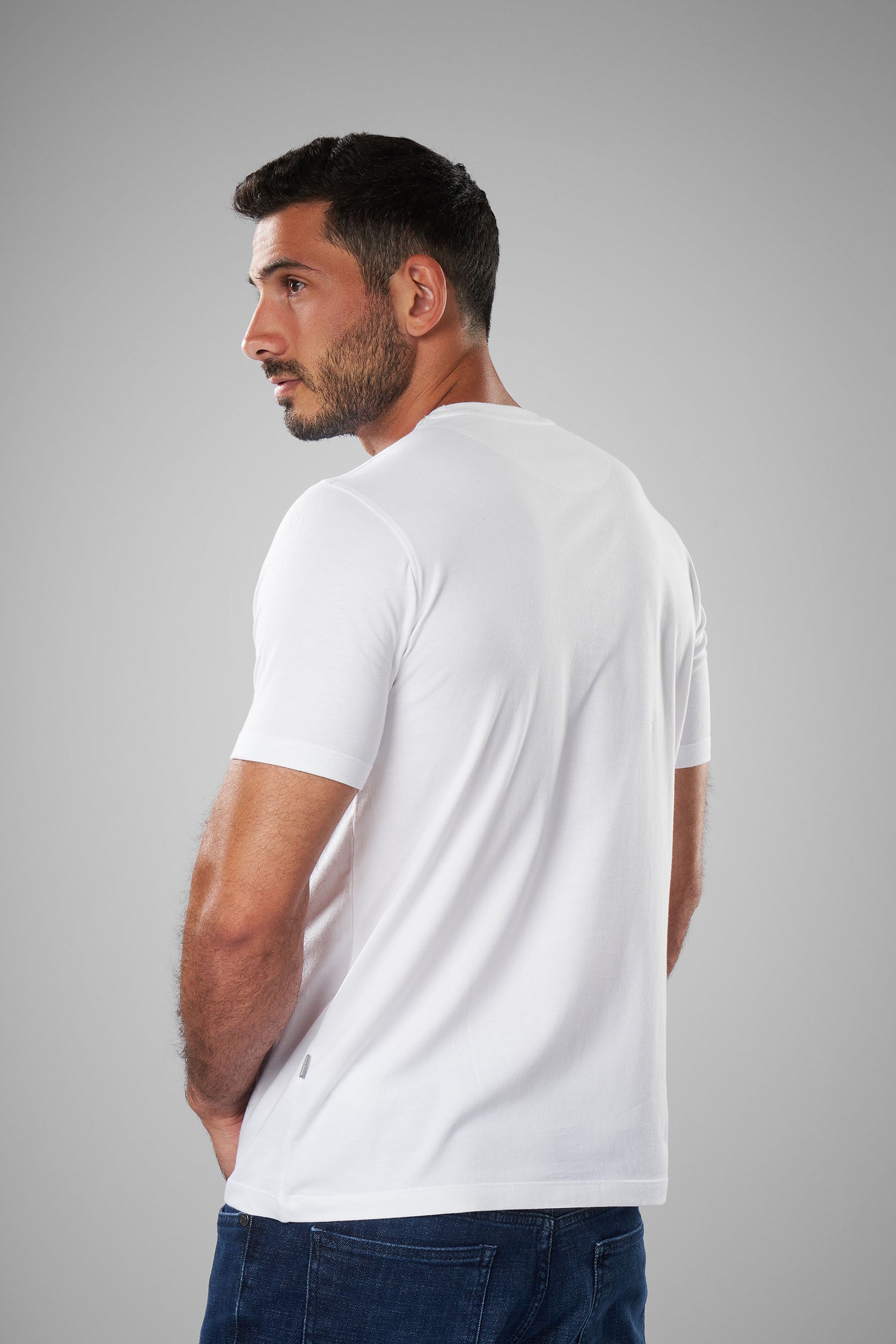 Printed short sleeves t-shirt(35)